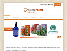 Tablet Screenshot of herbofarmacanaria.com